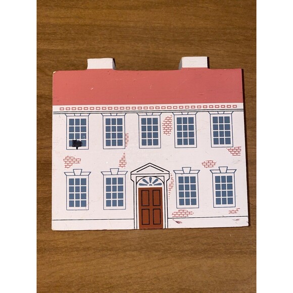 Lot of 7 Vintage Cat's Meow Assorted Village Pieces 80's & 90's SIGNED - Picture 8 of 8